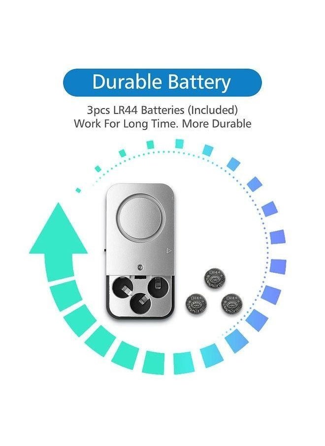 Door Window Alarm Sensor Wireless Door Sensor Anti-Theft Alarm Compatible With Alarm Host for Smart Home Automation Security Alarm System  Four-Piece Set