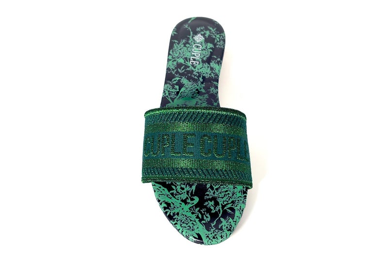 Cuple Ladies Cuple print Slip-on Sandals - Image 3