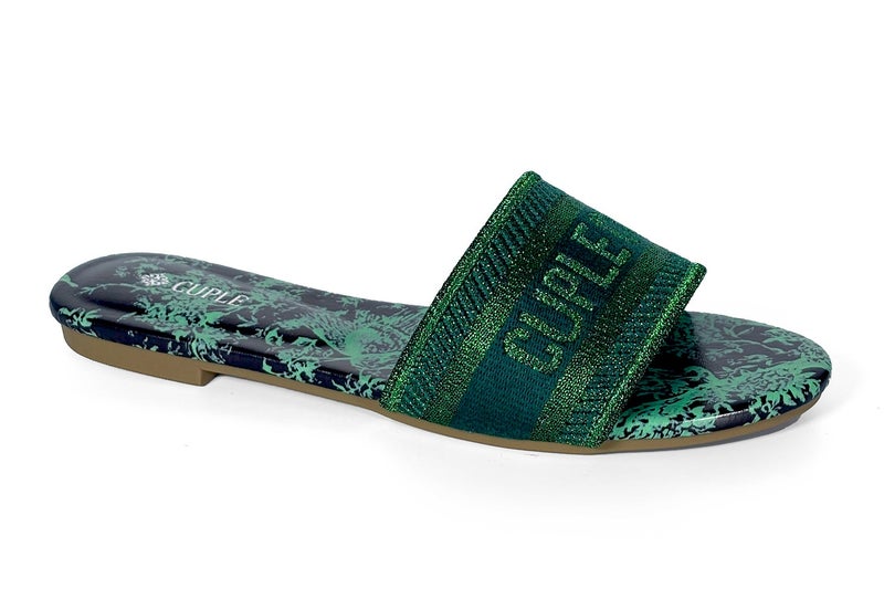 Cuple Ladies Cuple print Slip-on Sandals - Image 2