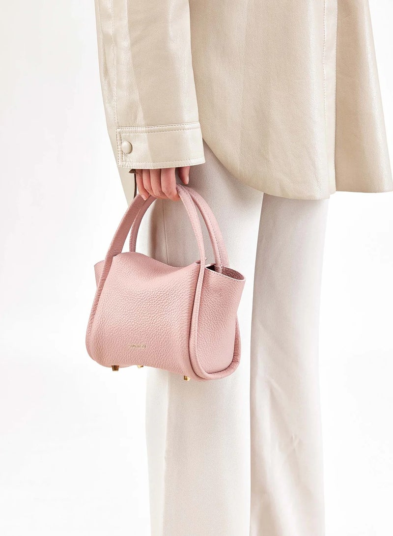 سونغمونت ميني أغنية حقيبة الخضروات سلة مصمم يدوي crossbody ميني حقيبة الهاتف المحمول الصغيرة الوردي  - Image 2