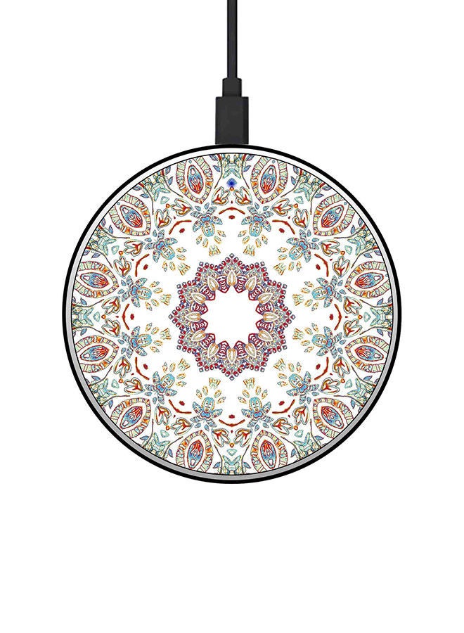 نيبمينينت شاحن لاسلكي سريع رفيع للغاية بقدرة 15 وات متعدد الألوان - Image 1