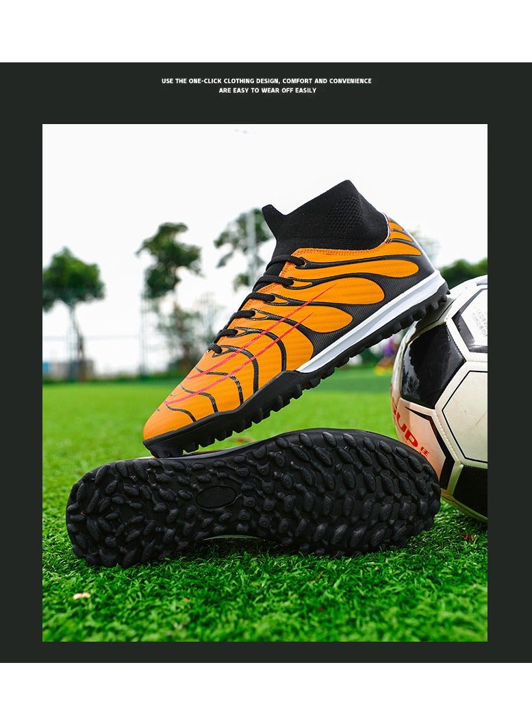 SKT Shiketro Men's Football Shoes, Suitable For Outdoor Indoor Professional Youth Boys Football Shoes, Unisex Football Shoes.  - Image 3
