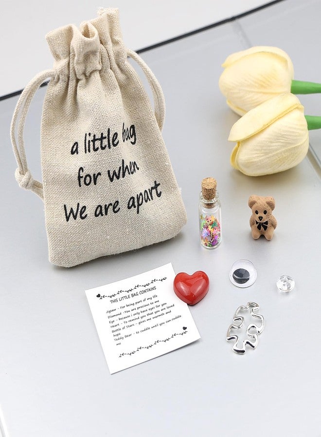 LUOKIFUR Long Distance Little Bag We are Apart Inspirational Gift Relationship Gifts for Lovers and Friends Boyfriend(We are Apart) - Image 4