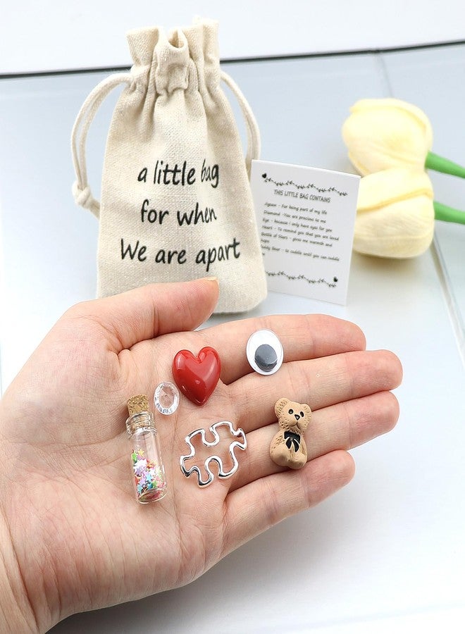 LUOKIFUR Long Distance Little Bag We are Apart Inspirational Gift Relationship Gifts for Lovers and Friends Boyfriend(We are Apart) - Image 5