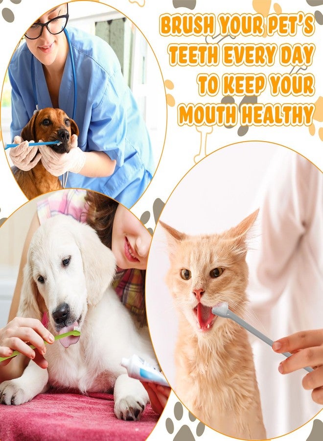 Nuenen 15 Pcs Dog Toothbrush Dual Headed Dental Brushes Puppy Tooth Brushing Kit Long Handle Toothbrush for Large and Small Dogs Cats Most Pets Teeth Cleaning Oral Care Supplies (Colorful) - Image 4
