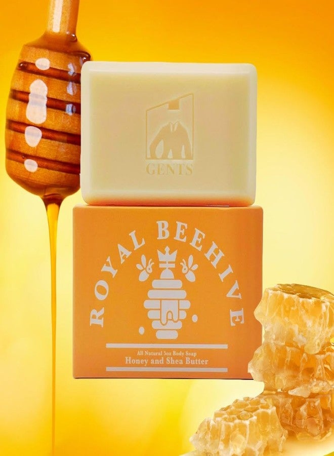 G.B.S Gents Variety Men's Body Soaps - Moisturizing Bar Soap for Men, Smell Fresh and Clean, Washing Hands & Body, All Skin Types for Bath and Shower (Royal Beehive - Image 3
