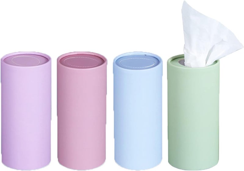 WedFeir 4 Pack Car Tissue Holder Set - Image 1