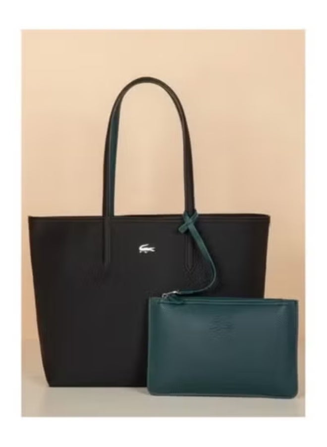 لاكوست حقيبة يد نسائية من LACOSTE ثنائية الوجه واللون - كبيرة السعة - عصرية ومتعددة الوظائف - حقيبة كتف - Image 1