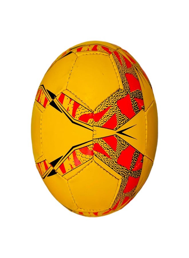 SBG Football for All Ages, 32 Pannel Football, Hand Stitched Football for Soft and Wet Grounds, Match Football,Size-5 (Maxi Gold, Yellow) - Image 3