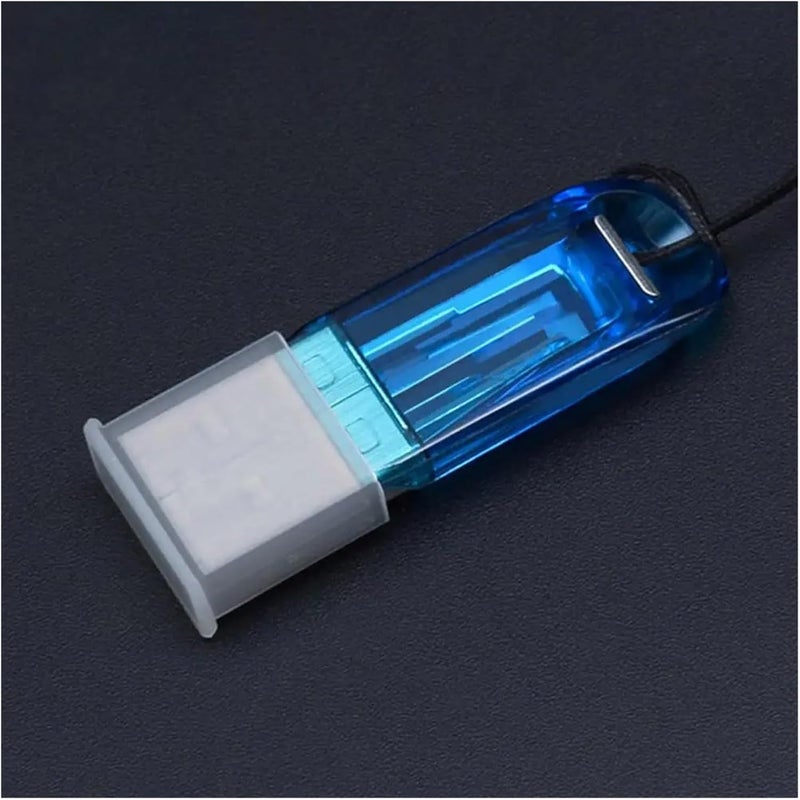 30 Pcs USB Plug Cover Anti-dust Protective Flash Drives PE Mini USB-A Sleeve for U Disk(White) - Image 3