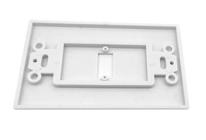 Halokny HDMI Wall Plate, 1 Port 4K HDMI Wall Plate, with 6Inch HDMI Female to Female Pigtail Cable Wall Plate (White) - Image 4