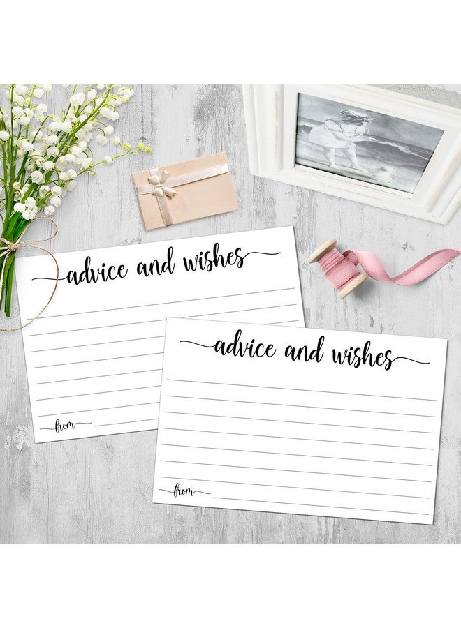 321 دن بطاقات النصائح والتمنيات (50 بطاقة) 4 × 6 بيضاء فارغة، تمنيات جيدة لحفلات الزفاف السيد والسيدة التقاعد استحمام الطفل كلمات الحكمة المصنوعة في الولايات المتحدة الأمريكية - Image 3