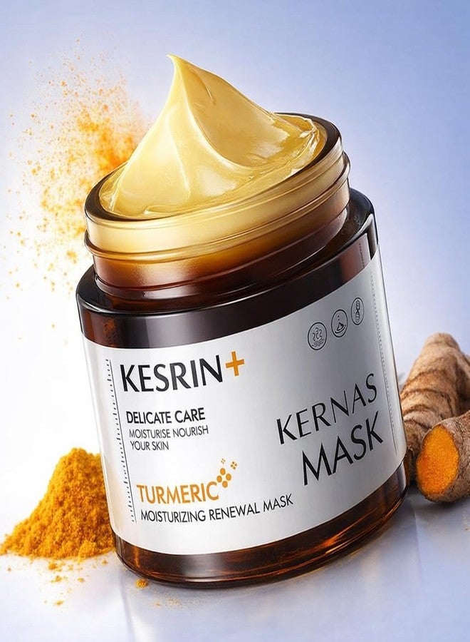 KESRINPLUS Turmeric Glow Moisturizer Gel Cream 65g with Ceramides & Alpha Arbutin, Brightening & Deep Hydration Face Cream - Image 1