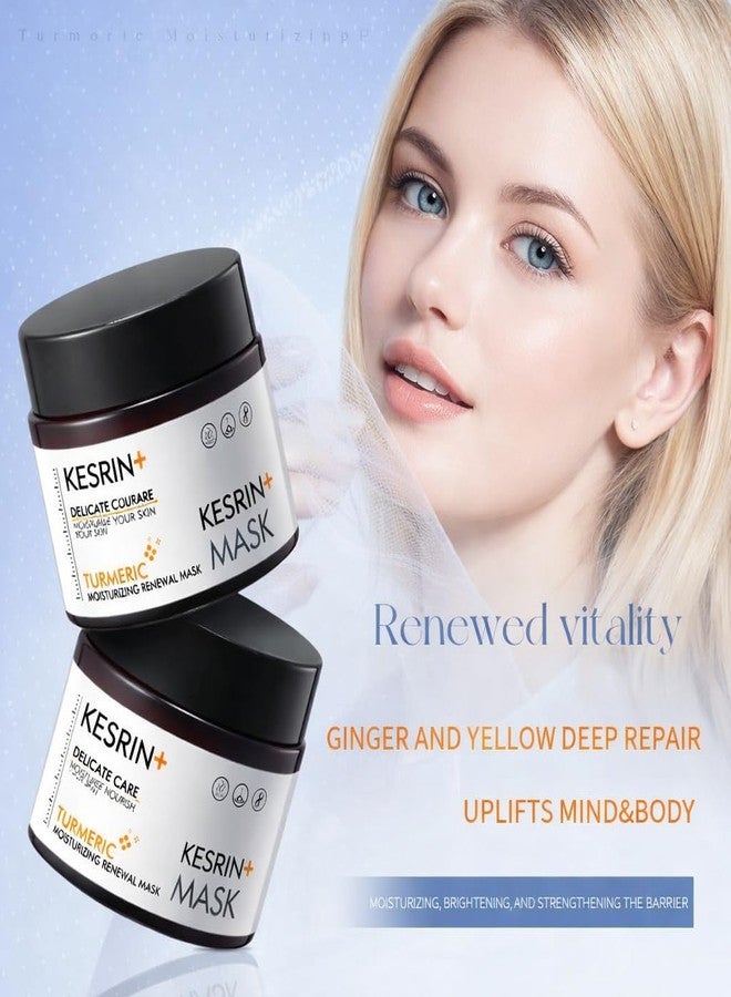 KESRINPLUS Turmeric Glow Moisturizer Gel Cream 65g with Ceramides & Alpha Arbutin, Brightening & Deep Hydration Face Cream - Image 3