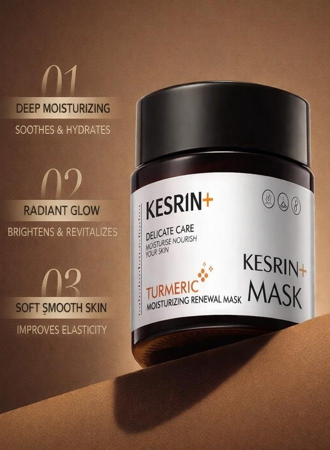 KESRINPLUS Turmeric Glow Moisturizer Gel Cream 65g with Ceramides & Alpha Arbutin, Brightening & Deep Hydration Face Cream - Image 2