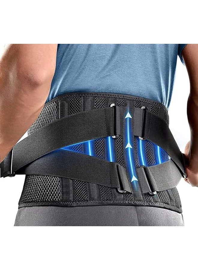 general Waist fastening belt, fitness sports belt, waist support belt, breathable compression support belt (XL, 120*20 cm) - Image 1