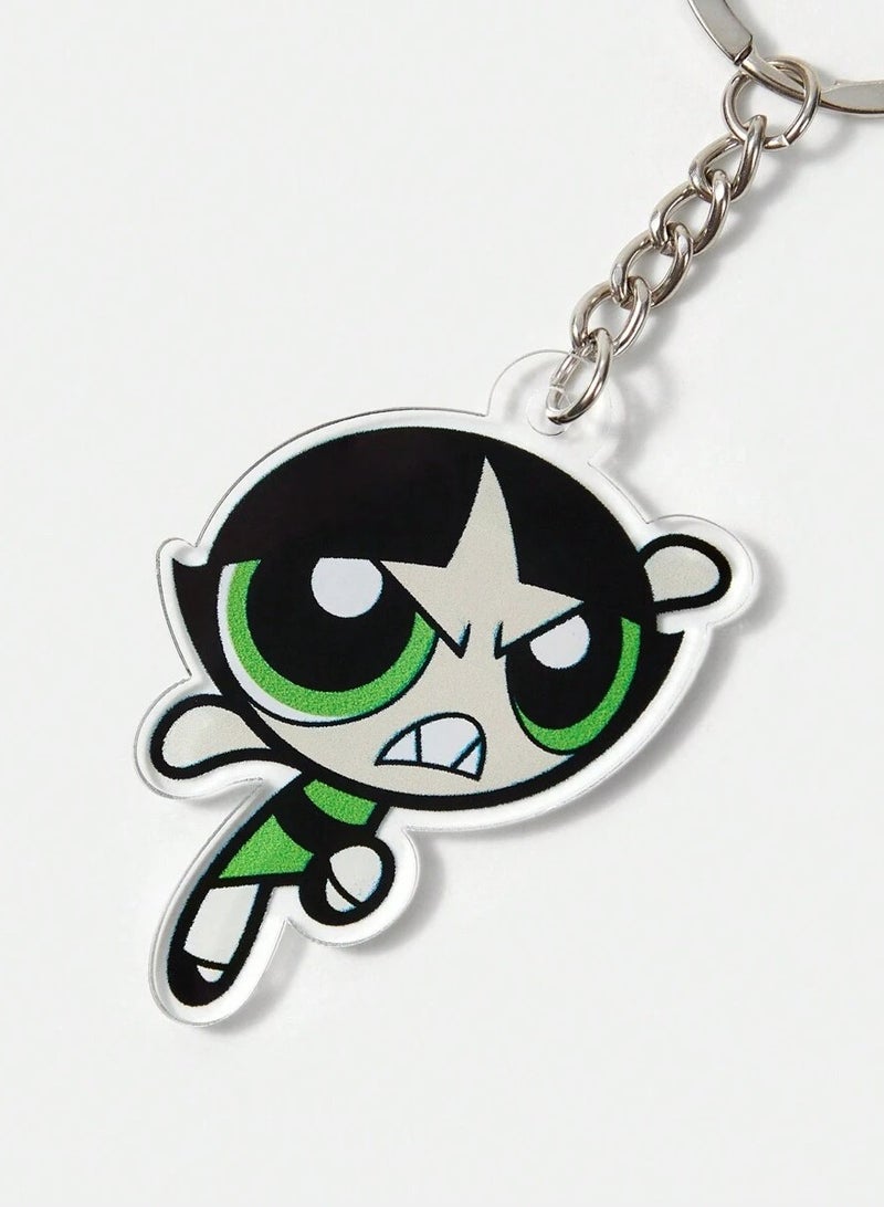 Powerpuff Keychain with Buttercup Design - Image 2