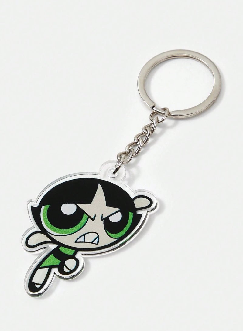 Powerpuff Keychain with Buttercup Design - Image 3