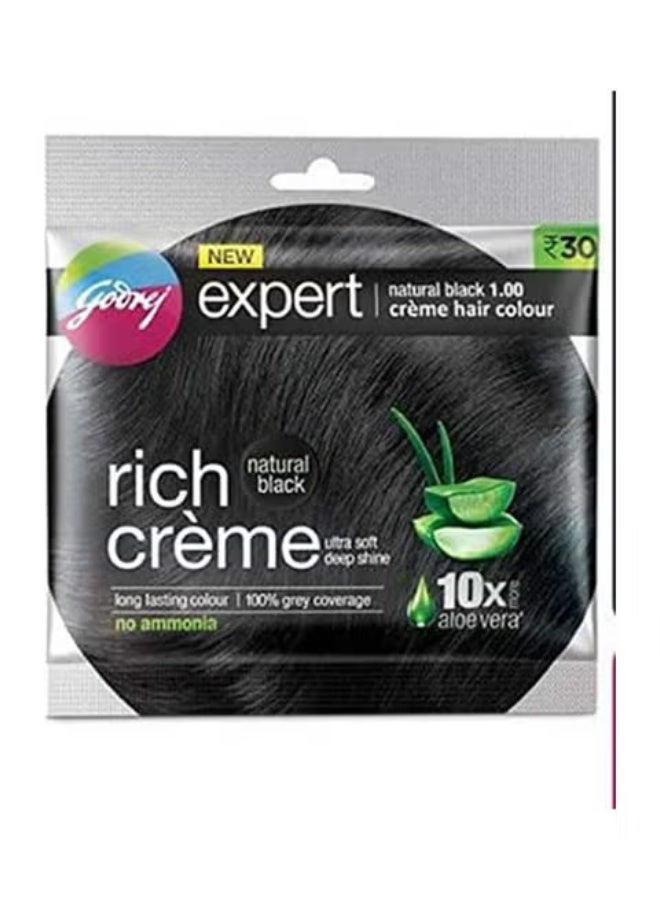 Godrej Expert Rich Crème Hair Color – Natural Black - Image 1