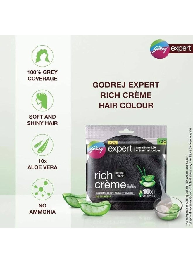 Godrej Expert Rich Crème Hair Color – Natural Black - Image 3