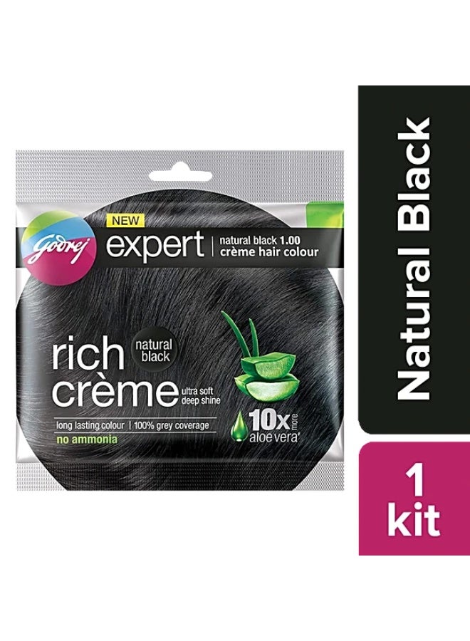 Godrej Expert Rich Crème Hair Color – Natural Black - Image 4
