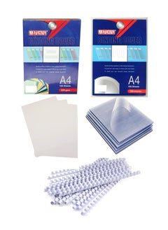 PARTNER Binding Accessories With 12mm Comb White  - Image 1