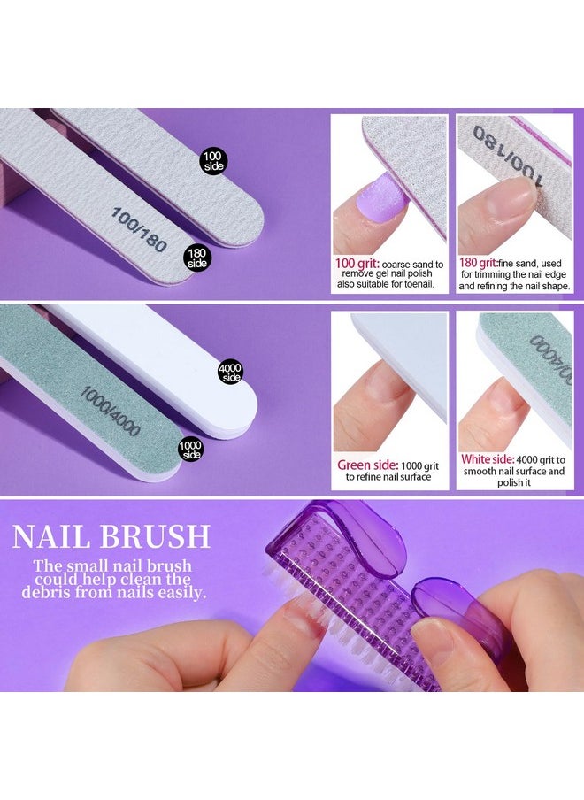FANDAMEI FANDAMEI Nail Soaking Bowl, Nail Soak Off Bowl, Gel Nail Polish Remover Kit, Nail Soaking Bowl For Acrylic Nails, Dip Powder Remover Tools, Nail Remover Bowl, Manicure Bowls Nail Soaking, Cuticle Kit  - Image 4