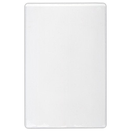 STORE SMART StoreSMART - Peel & Stick Pocket - 6" x 9 1/2" Open Short Side - 25-Pack - Clear Vinyl Plastic - STB109S-25 - Image 1