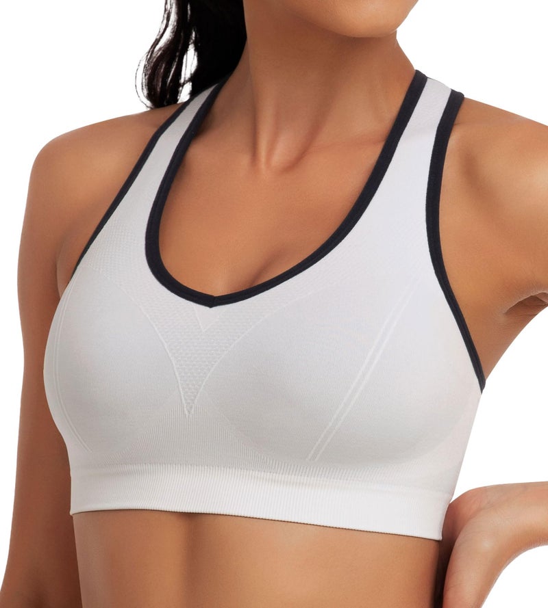 MIRITY Women Racerback Sports Bras - High Impact Workout Gym Activewear Bra - Image 4