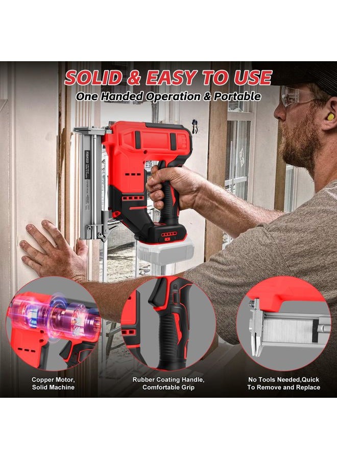 FormiPow 18 Gauge 2 in 1 Brad Nailer/Narrow Crown Stapler for Milwaukee M18 Battery, Brushless Cordless Nail Gun with 1000 Nails & Staples, Brad Nailer for Woodworking and Upholstery (No Battery) - Image 5