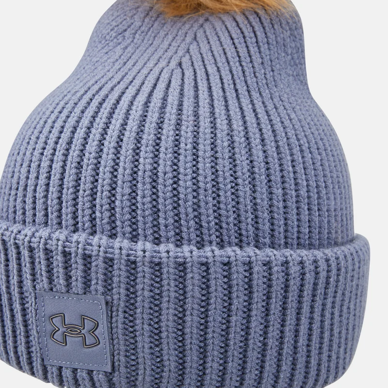 اندر ارمور قبعة نسائية ColdGear® Infrared Halftime Ribbed Pom