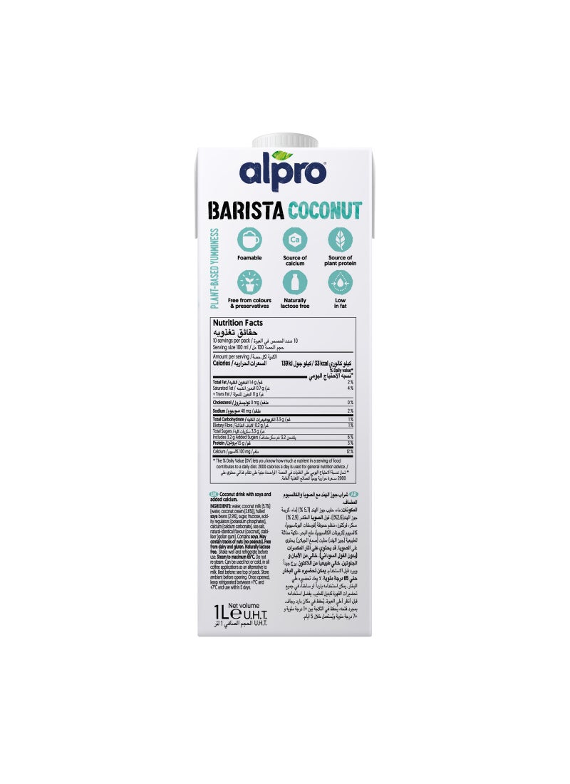 Alpro Coconut Drink Barista 2x1L - Image 2