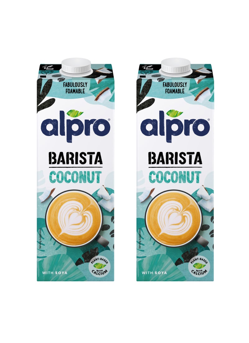 Alpro Coconut Drink Barista 2x1L - Image 1