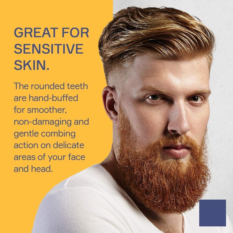 Seven Potions Beard Comb For Men 5.7 inch Fine and Coarse Tooth For Hair Beard And Moustache Hand Made and Sawcut (Beard Comb B1) - Image 5
