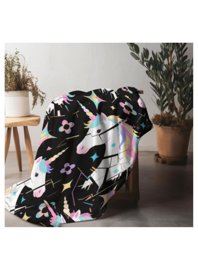 عام بطانية رقيقة من الفانيلا (دافئة ومريحة، ومناسبة للنوم واستخدام الألعاب وإزالة الغبار ومقاومة للرمل) 150 سم * 200 سم - 193 - Image 1