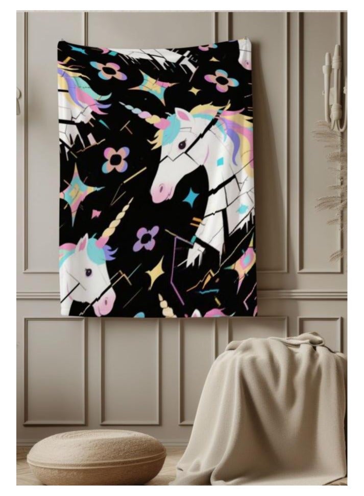 عام بطانية رقيقة من الفانيلا (دافئة ومريحة، ومناسبة للنوم واستخدام الألعاب وإزالة الغبار ومقاومة للرمل) 150 سم * 200 سم - 193 - Image 3