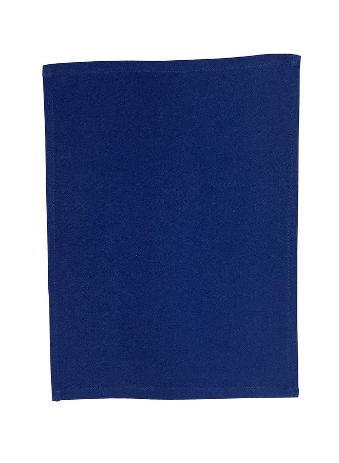 Kuvrü Cotton Tiffin Napkin 30 X 30 Cms(12X 12 Inches) Chapati Cover for Lunch Box Cover Roti Rumaal for Tiffins for School Kids Office Lunch Box,Pack of 3 (Blue, 3) - Image 3