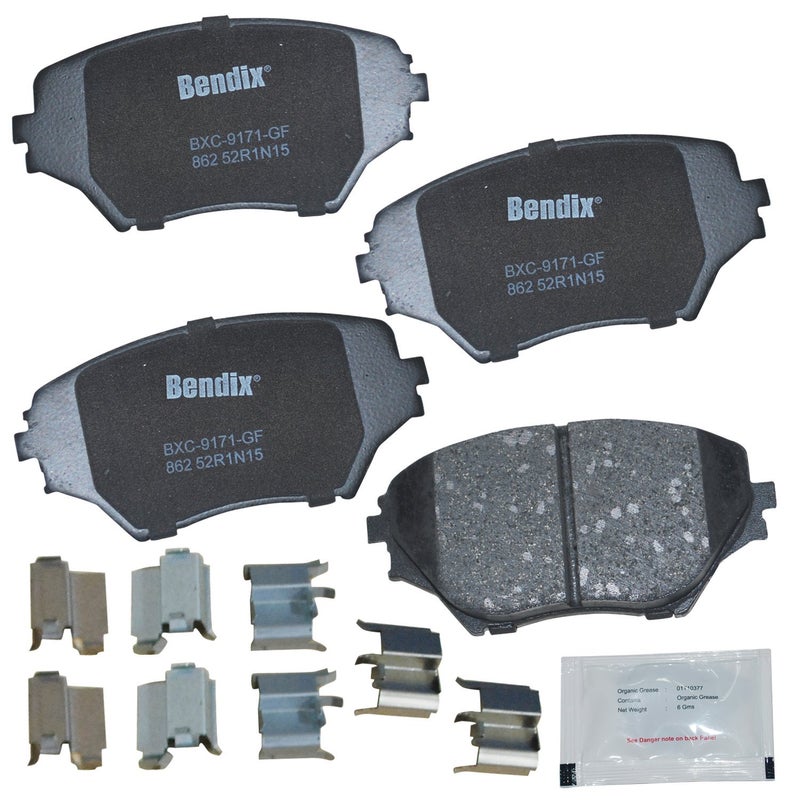 Bendix Priority1 CFC862 Ceramic Front Brake Pads for Toyota RAV4 2005-2001 - Image 5