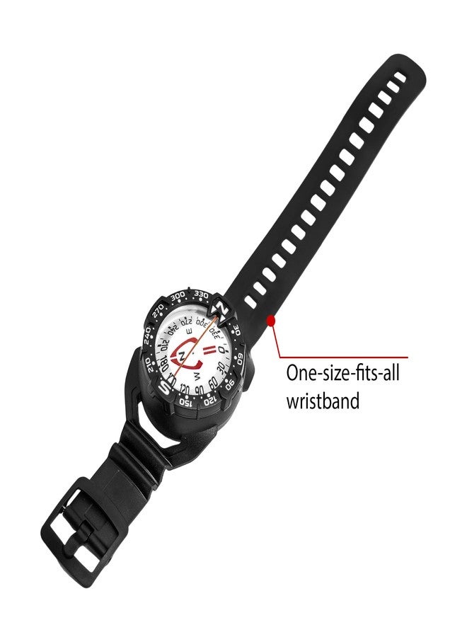 Saekodive Wrist Compass - Glow in The Dark, Waterproof for Outdoor Activities - Scuba Diving, Fishing, Sailing, Canoeing, Hunting, Camping - Image 5