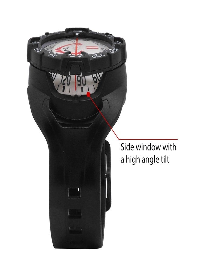 Saekodive Wrist Compass - Glow in The Dark, Waterproof for Outdoor Activities - Scuba Diving, Fishing, Sailing, Canoeing, Hunting, Camping - Image 4