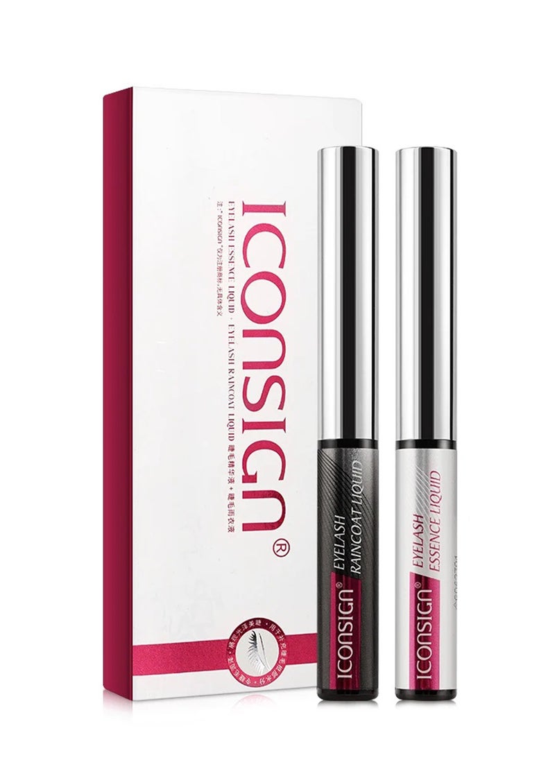 ICONSIGN Iconsign 2 in 1 Eyelash Enchance Serum Essence Liquid and Raincoat  Liquid for Protection and Moisturizing  - Image 1
