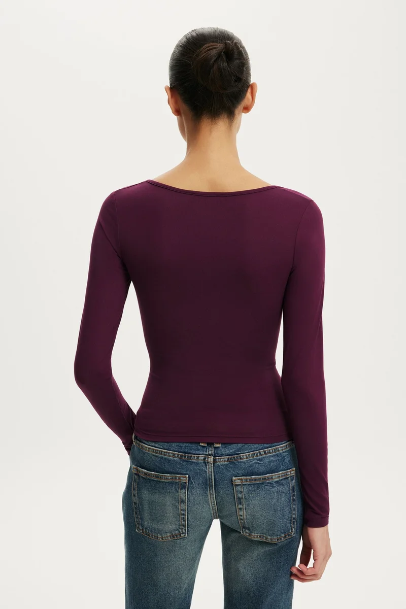 Cotton On  Hold Me Long Sleeve T-shirt for Women | Best Price UAE