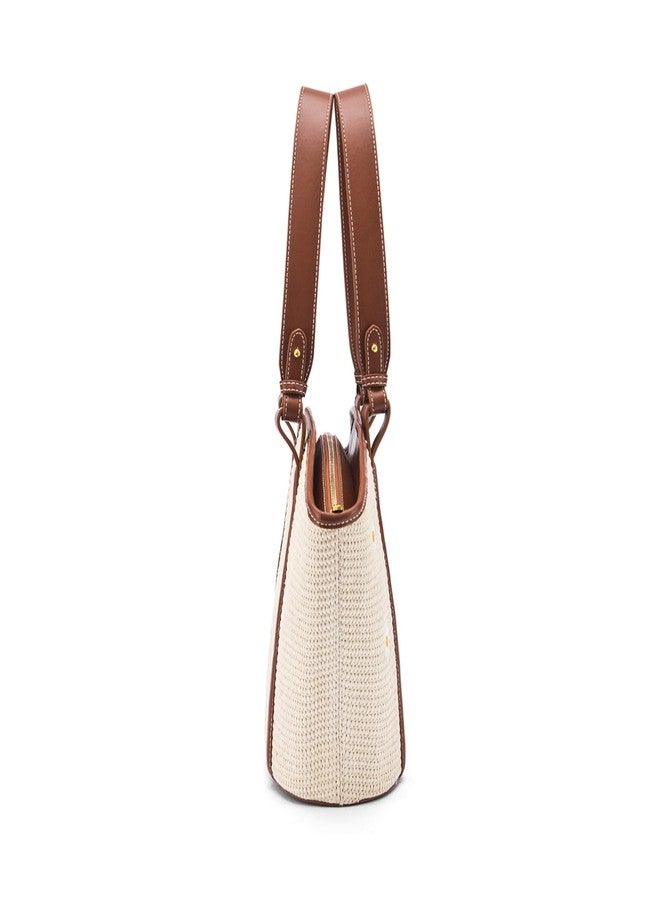 Lino Perros Monroe Daisy Bloom Off-White Tote Bag - Image 3