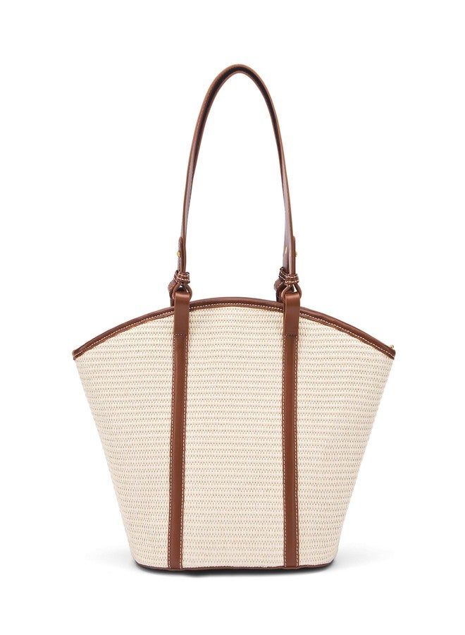 Lino Perros Monroe Daisy Bloom Off-White Tote Bag - Image 4