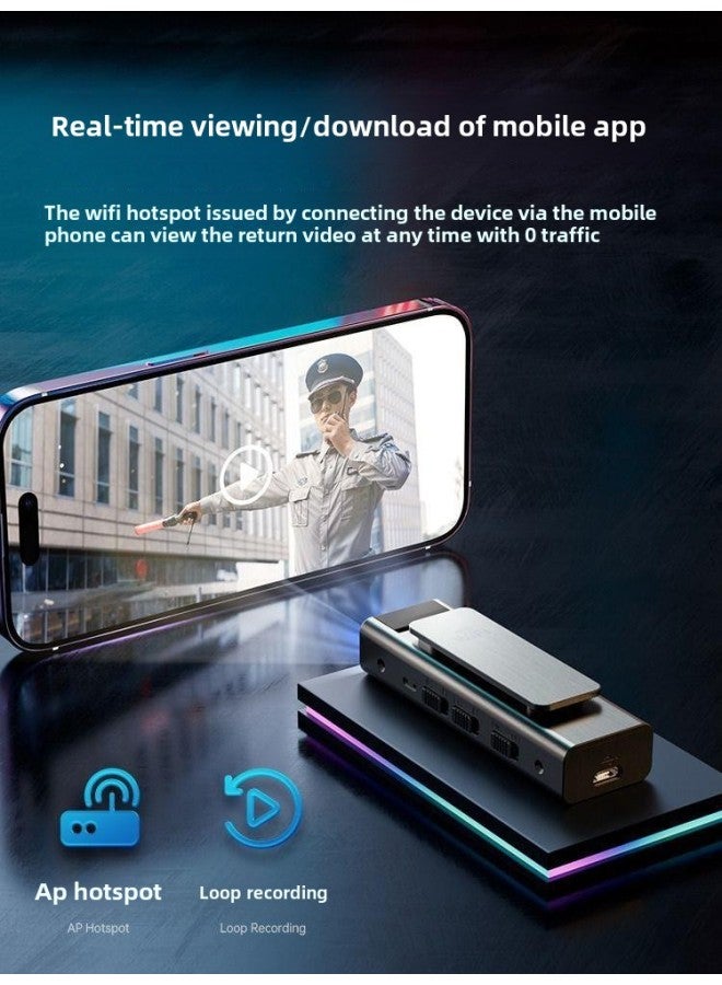 Law Enforcement Recorder Recording Pen With Video Recording Integrated Wireless Camera Home Remote Mobile Phone Monitoring Sports Camera-Body Color:F9-4g Powerful Version 32g [no Need To Plug In + No Network Remote Monitoring + App Remote On And Off +
