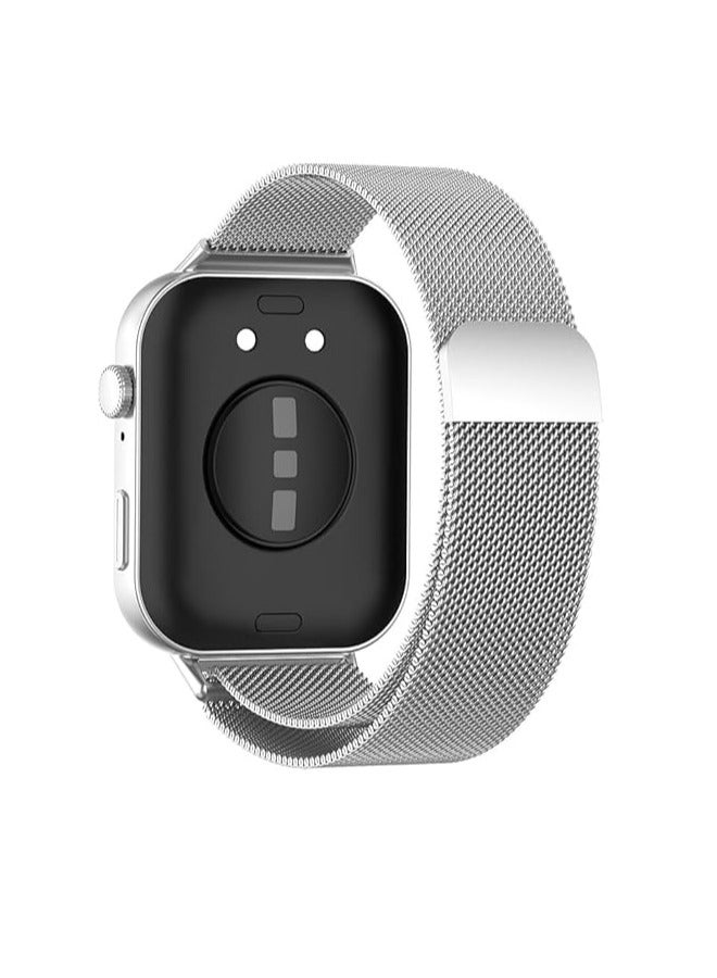 Bracelet Compatible with Huawei Watch Fit 3 Stainless Steel Replacement Strap Metal Mesh with Magnetic Closure Watch Strap for Men and Women Bracelets - Image 3