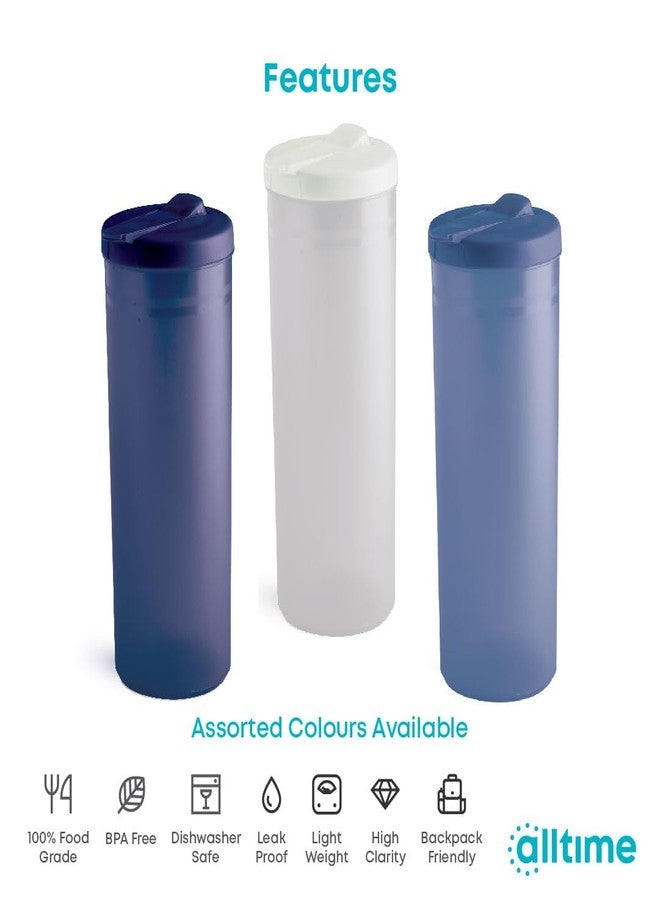 All Time Freeze Water Bottle 1000 ML Indigo Color | Unbrekable | Reusable BPA free Fridge Water Bottle - Image 4