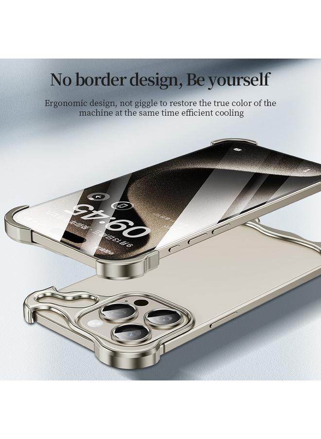 اس-توب جراب لهاتف iPhone 14 بدون إطار مع وسادة زاوية معدنية مع فيلم عدسة - Image 3