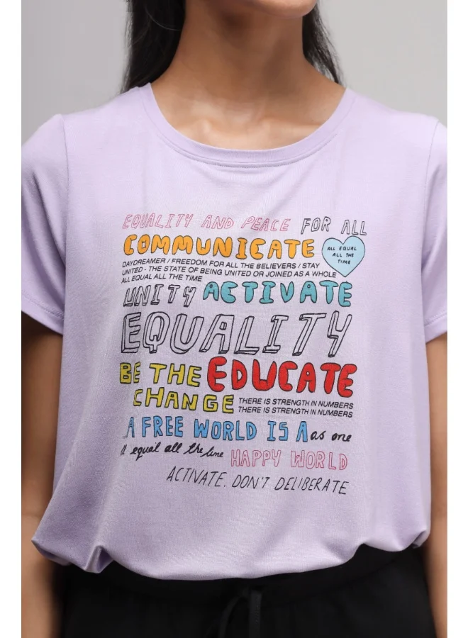NeceSera Equality Purple Top