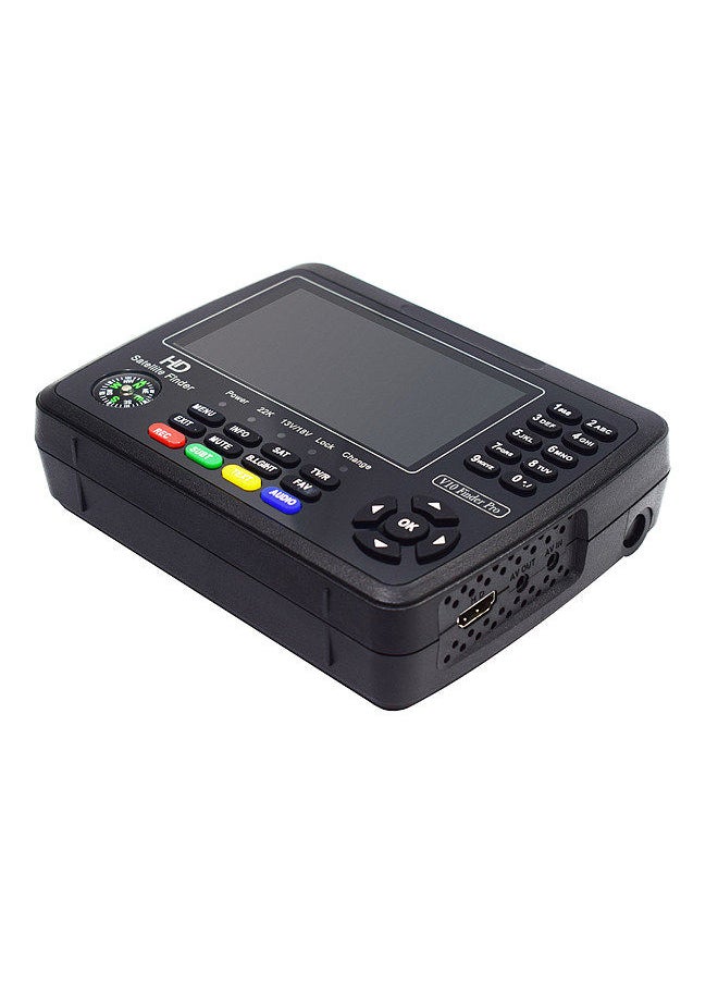 Generic - V10 Pro Satellite Finder Signal Meter HD Satellite TV Signal Finder DVB-S/S2/S2X/T/T2 COMBO Digital Handheld Signal Meter Satellite Finder H.265 4.3Inch LCD for Adjusting Sat Dish - Image 1